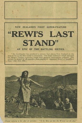 Rewi's Last Stand (1925) poster
