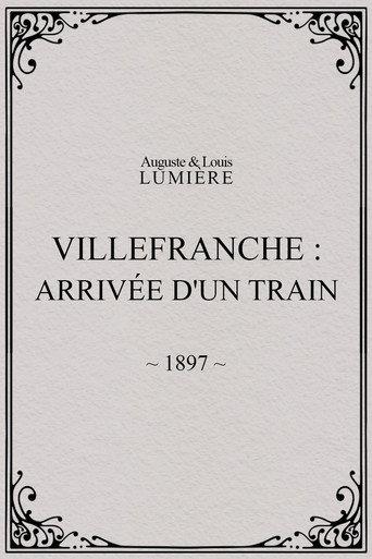Villefranche : arrivée d'un train (1897) poster
