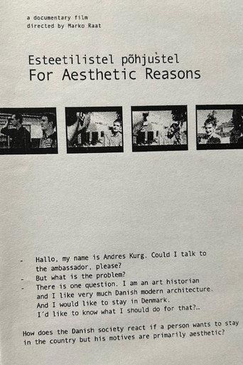 For Aesthetic Reasons (1999) poster
