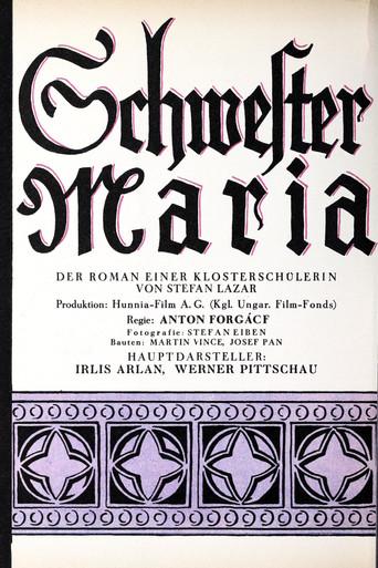 Mária növér (1929) poster