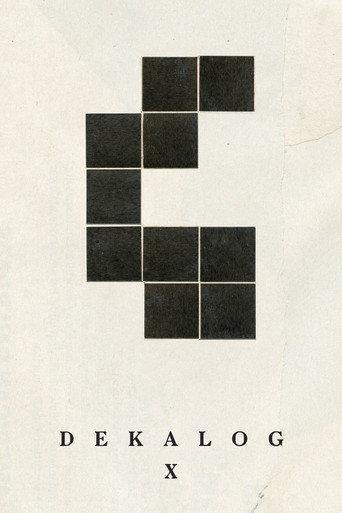 Decalogue X (1989) poster