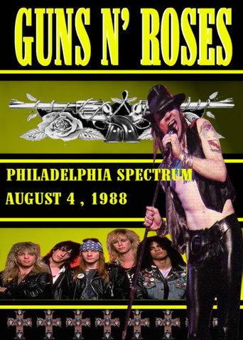 Guns N' Roses Live In Philadelphia (1988) poster