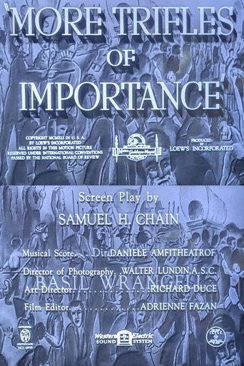 More Trifles of Importance (1941) poster