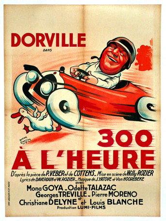 Trois cents à l'heure (1935) poster