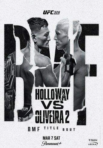UFC 326: Holloway vs. Oliveira 2 (2026) poster