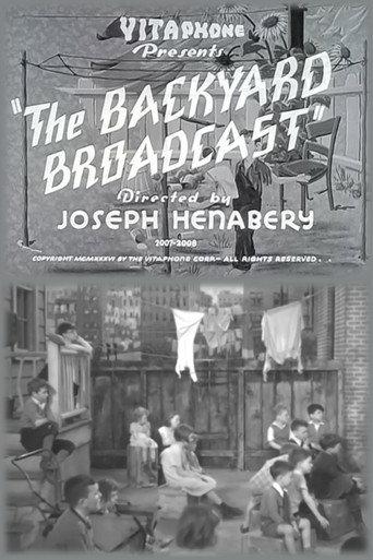 The Backyard Broadcast (1936) poster