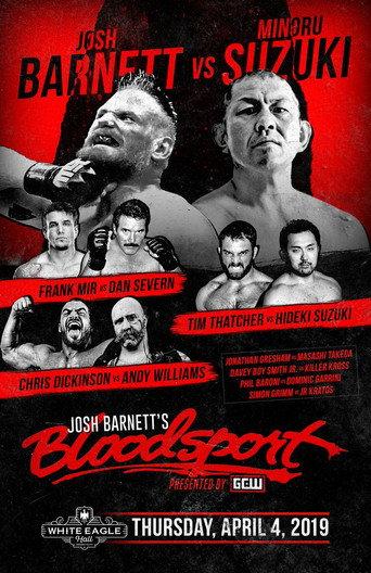 GCW: Josh Barnett’s Bloodsport (2019) poster