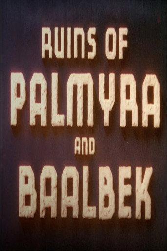 Ruins of Palmyra and Baalbek (1938) poster