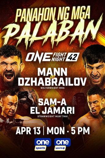 ONE Fight Night 42: Mann vs. Dzhabrailov (2026) poster