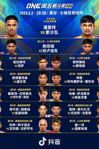 ONE Friday Fights 106: Panrit vs. Suksawat (2025) poster