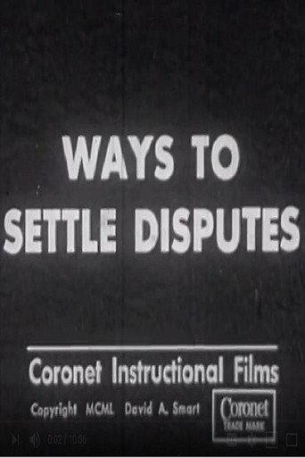 Ways to Settle Disputes (1950) poster