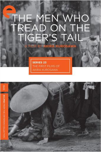The Men Who Tread on the Tiger's Tail (1952) poster