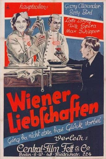 Viennese love affairs (1931) poster
