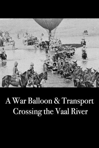 A War Balloon and Transport Crossing the Vaal River (1900) poster