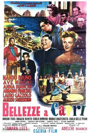 Beauties in Capri (1951) poster
