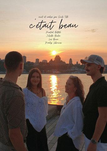 c'était beau (2025) poster