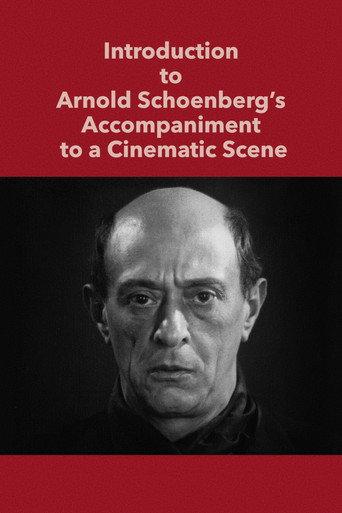 Introduction to Arnold Schoenberg’s Accompaniment to a Cinematic Scene (1973) poster