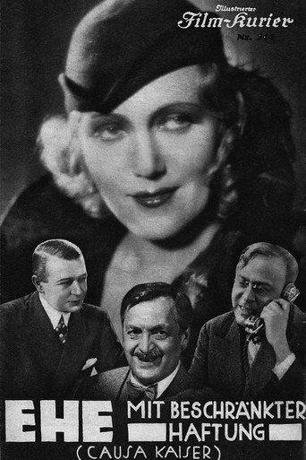 Marriage with Limited Liability (1931) poster