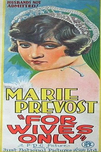 For Wives Only (1926) poster