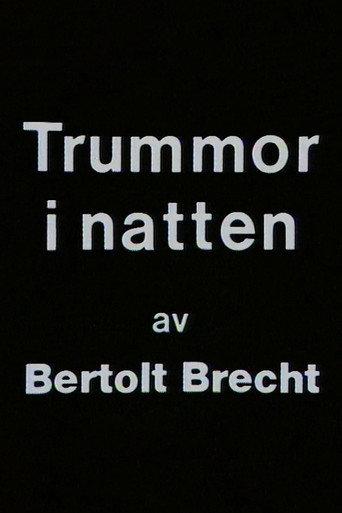 Trummor i natten (1972) poster
