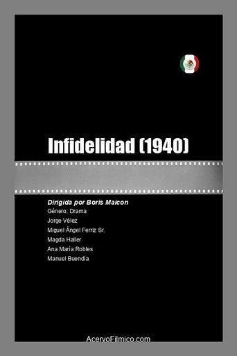 Infidelidad (1940) poster