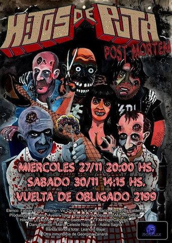 Hijos de puta post mortem (2019) poster