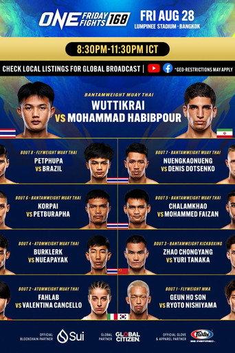 ONE Friday Fights 168: Wuttikrai vs. Habibpour (2026) poster