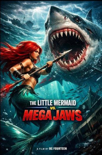 The Little Mermaid vs. Mega Jaws (2026) poster