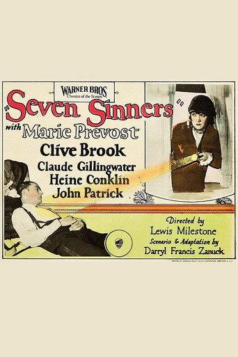 Seven Sinners (1925) poster