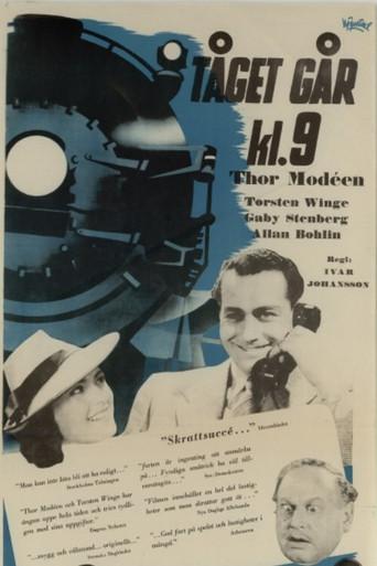 Tåget går klockan 9 (1941) poster