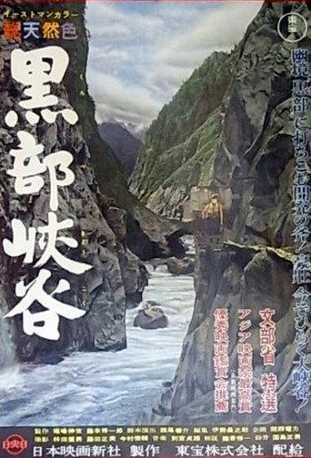 Kurobe Gorge (1957) poster
