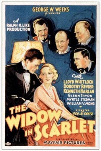The Widow in Scarlet (1932) poster