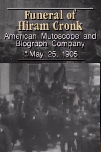 Funeral of Hiram Cronk (1905) poster