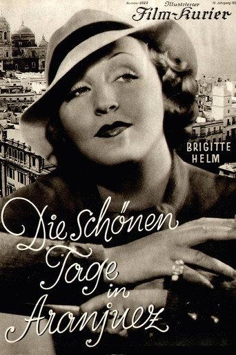 Die schönen Tage von Aranjuez (1933) poster