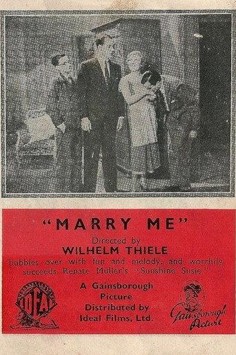 Marry Me (1932) poster
