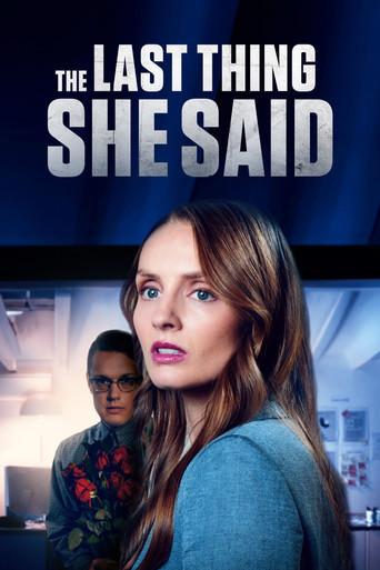The Last Thing She Said (2024) poster