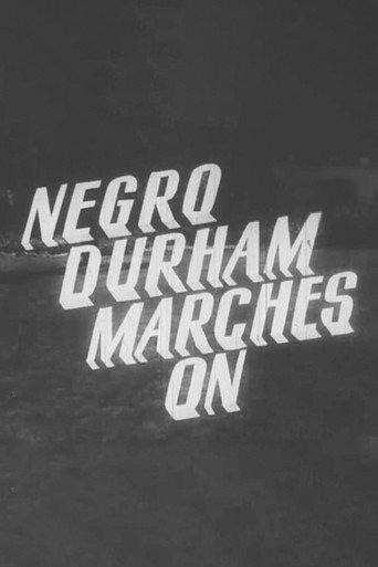 Negro Durham Marches On (1948) poster
