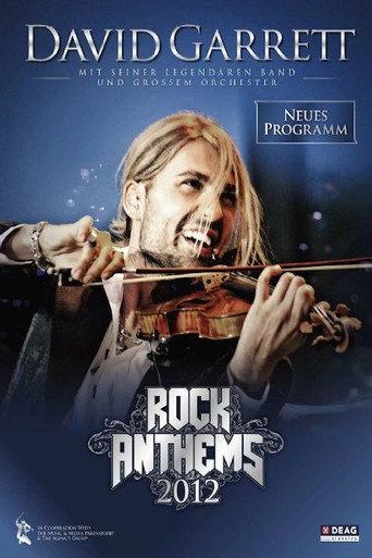 David Garrett - Rock Symphonies - Tourposter - Hannover 2012 () poster
