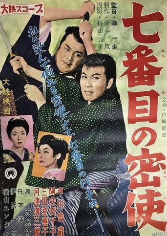 The 7th Secret Agent to Edo (1958) poster