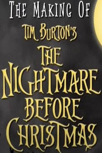 The Making of Tim Burton's 'The Nightmare Before Christmas' (1993) poster