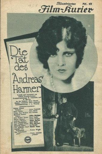 The Act of Andreas Harmer (1930) poster