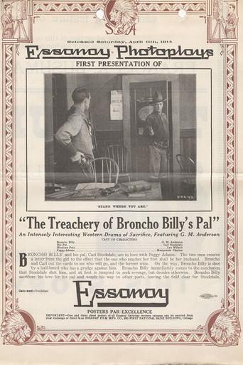 The Treachery of Broncho Billy's Pal (1914) poster