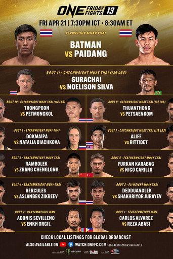 ONE Friday Fights 13: Batman vs. Paidang (2023) poster