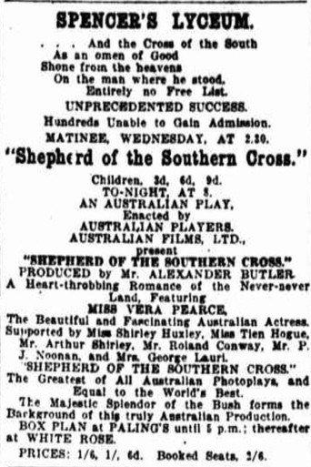 The Shepherd of the Southern Cross (1914) poster
