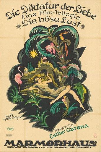 Die Diktatur der Liebe. 1. Die böse Lust (1921) poster