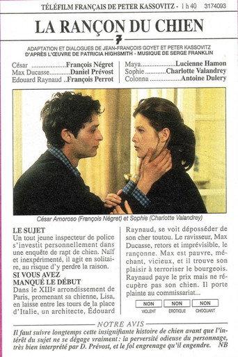 La rançon du chien (1996) poster