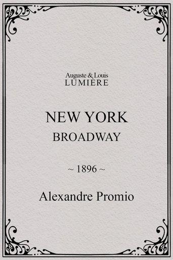 New York, Broadway (1896) poster
