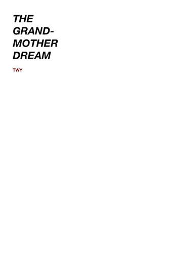 The Grandmother Dream (2018) poster