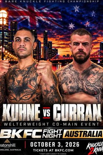 BKFC Fight Night Australia: Kuhne vs. Curran (2026) poster
