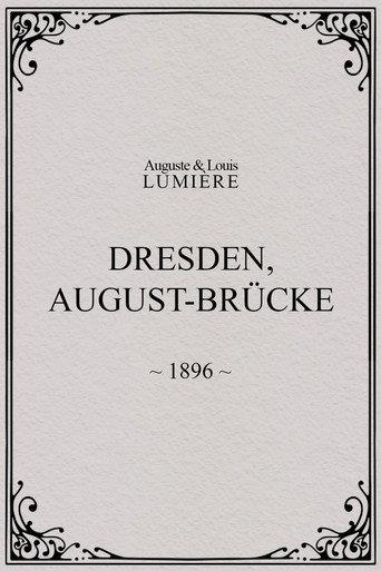 Dresden, August-Brücke (1896) poster